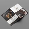 Hotel Bifold Brochure Restaurant Menu Illustrator Template