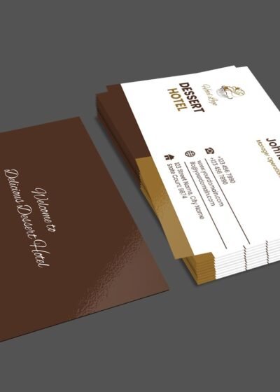 Hotel/Restaurant Business Card Illustrator Template, Restaurant Business Card Illustrator Template