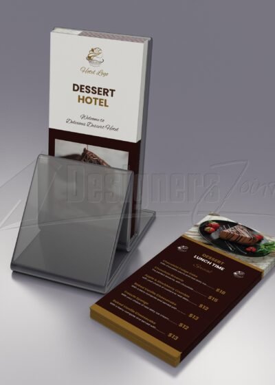 Hotel/Restaurant Menu/DL Flyer/Rack Card Illustrator Template