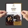 Hotel Flyer Restaurant Menu Illustrator Template