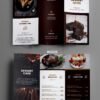 Hotel Tri-Fold Brochure-Restaurant Menu Illustrator Template