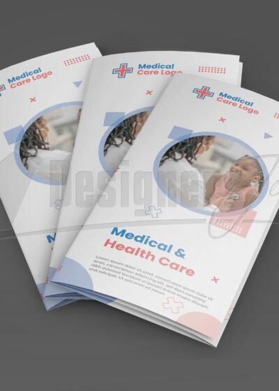 Medical Care Tri-Fold Brochure Template