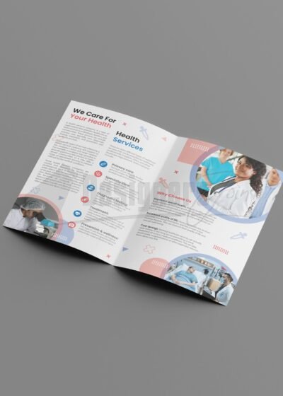 Medical & Health Care Bi-Fold Brochure Template 8 Medical & Health Care Bi-Fold Brochure Template