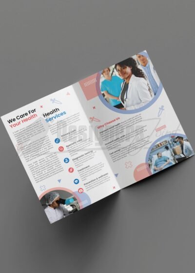 Medical & Health Care Bi-Fold Brochure Template