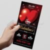 Happy Valentines DL Party Flyer PSD Template