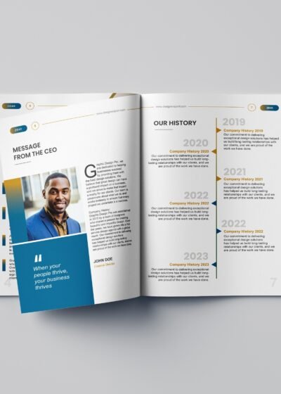 16 Page InDesign Company Profile Template