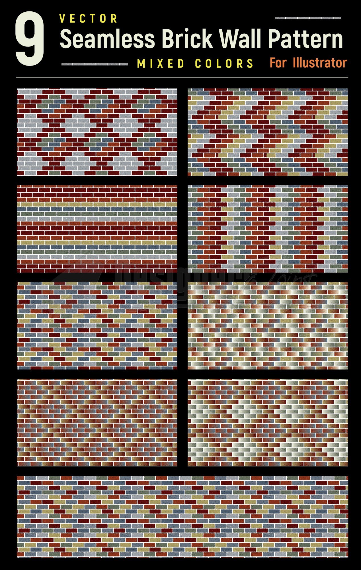 adobe illustrator brick pattern download