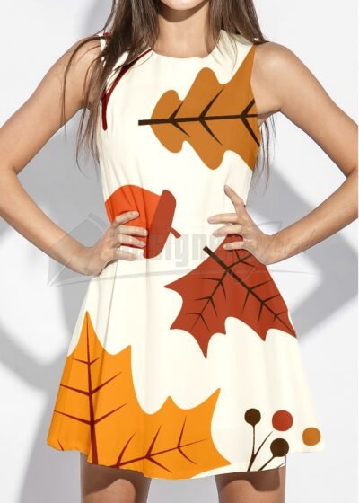 6 Color Vector Digital Autumn Pattern Swatches For Adobe Illustrator - Textile & Fabric Printing 14 6 Color Vector Digital Autumn Pattern dress4