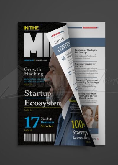 50 Pages InDesign Business Magazine Template - In The Mind of Startups