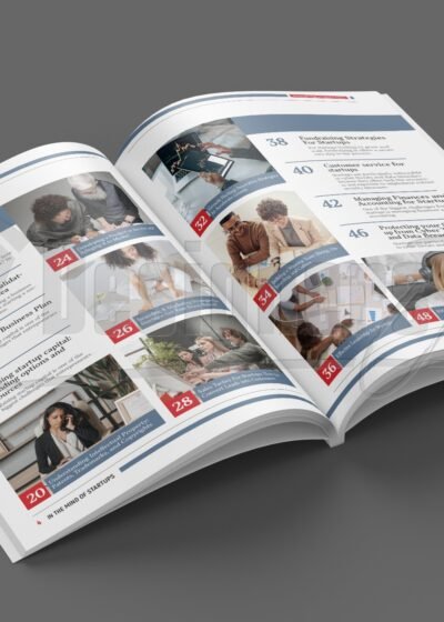 50 Pages InDesign Business Magazine Template - In The Mind of Startups