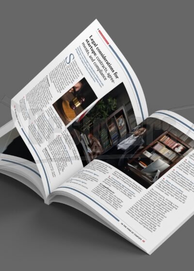 50 Pages InDesign Business Magazine Template - In The Mind of Startups