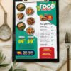 Fast Food Restaurant Hotel Menu PSD Template A4