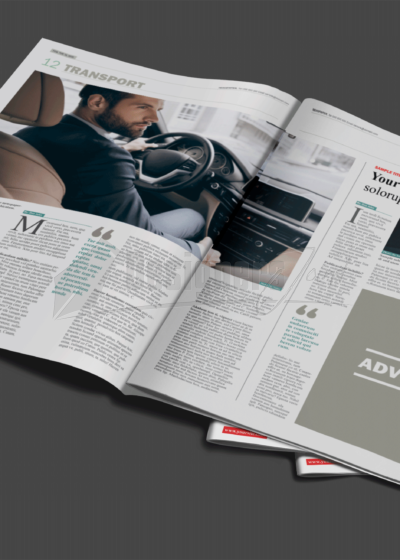 32 Page CorelDRAW Newspaper Template