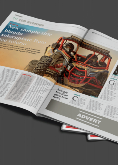 32 Page CorelDRAW Newspaper Template