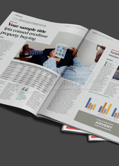 32 Page CorelDRAW Newspaper Template