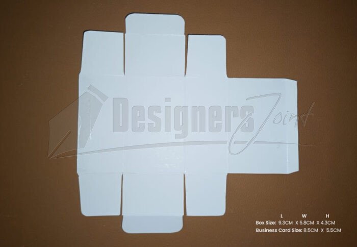 100PCS Business Card Box Template