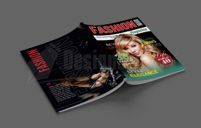 38 Page Multipurpose CorelDRAW Magazine Template