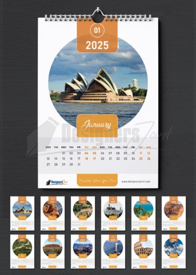 2025 Wall Calendar Horizon Hub