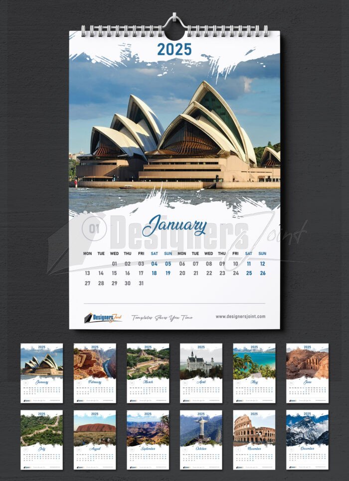 2025 Wall Calendar – Time Craft (Get 2026 FREE)