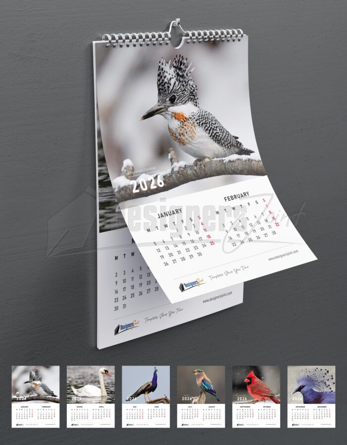 2025 Minimalist Wall Calendar - Get 2026 FREE (Ai, EPS) - Image 4