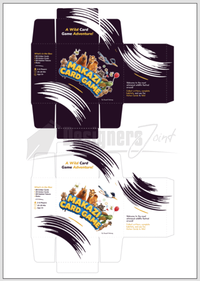 MAKAZI Card Game - Original Print and Play Family Card Game 13 Makazi Card Game