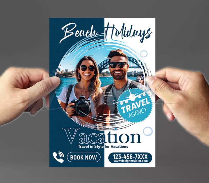 Beach Holidays Flyer Template