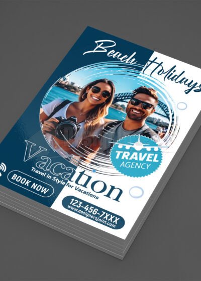 Beach Holidays Flyer Template