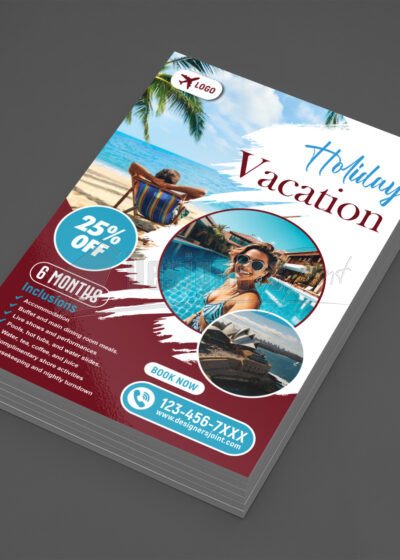 Beach Vacation Flyer Template