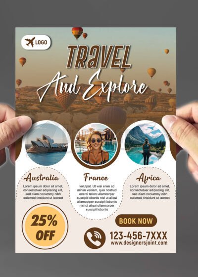 International Travel Deals Flyer Template