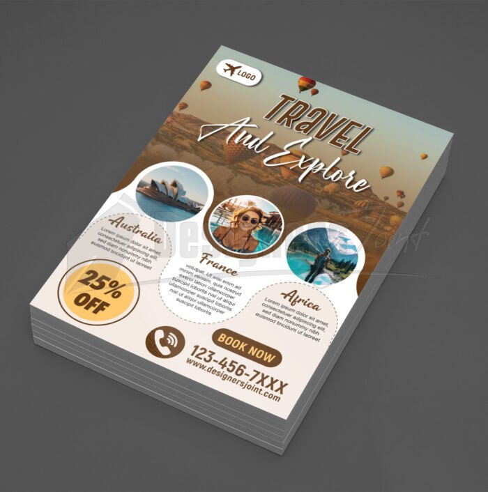 International Travel Deals Flyer Template