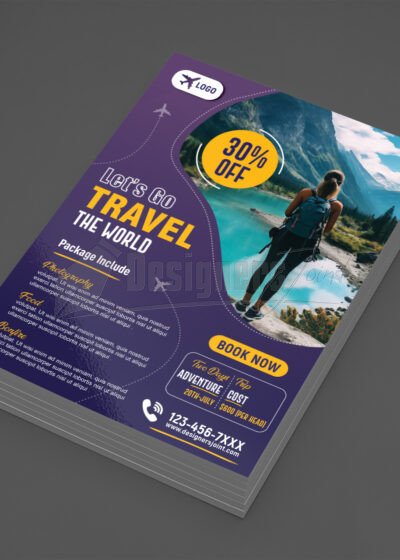 Luxury Air Travel-Promotion Flyer Template