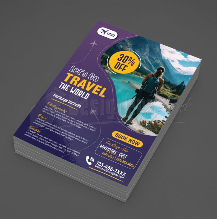 Luxury Air Travel-Promotion Flyer Template