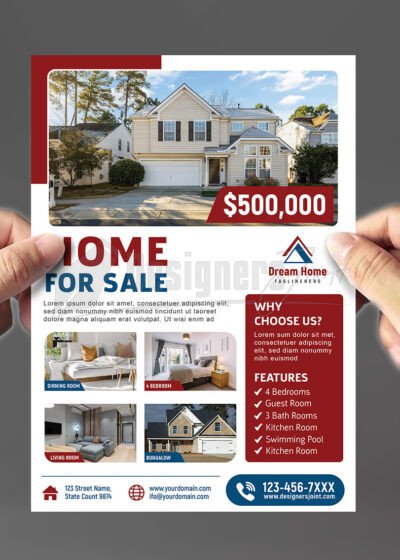 Real Estate Agent Promo Flyer Template