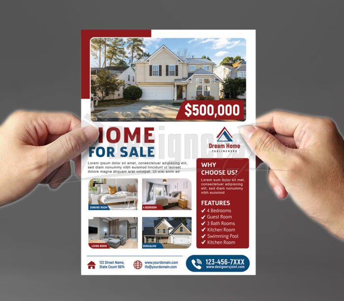 Real Estate Agent Promo Flyer Template