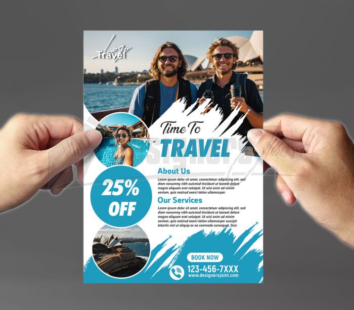 Tropical Paradise Travel Flyer