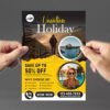 Urban Getaway Travel Flyer Template