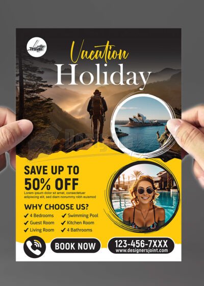 Urban Getaway Travel Flyer Template