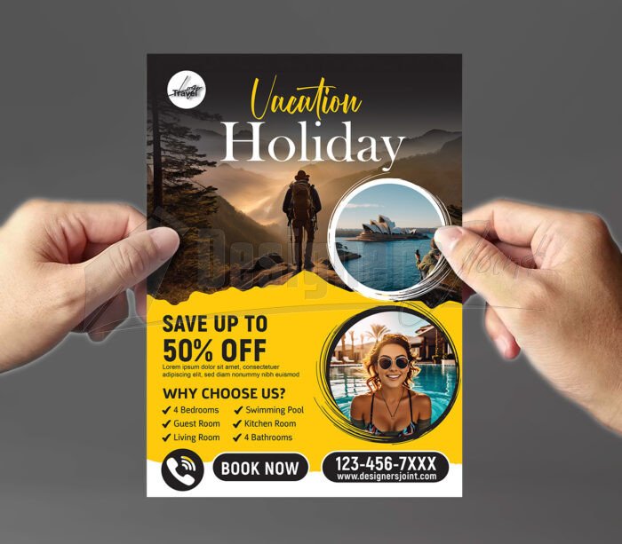 Urban Getaway Travel Flyer Template