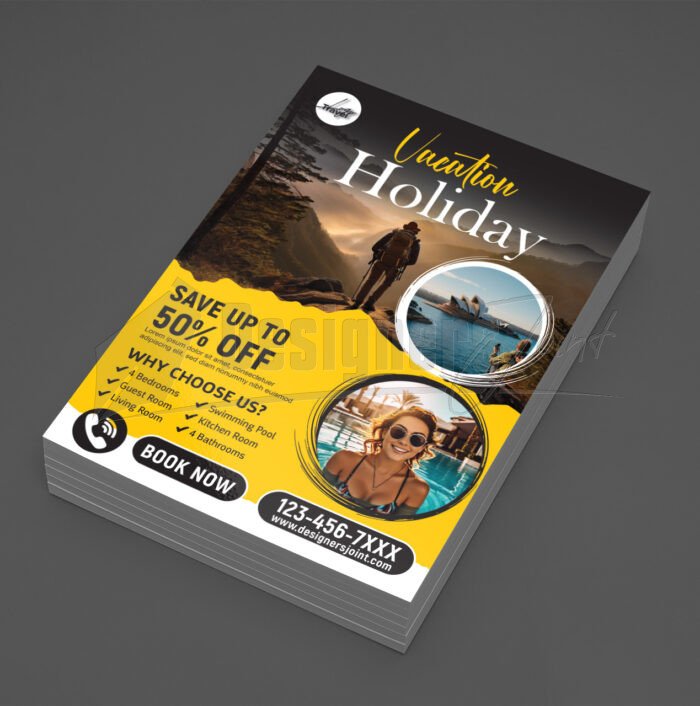 Urban Getaway Travel Flyer Template