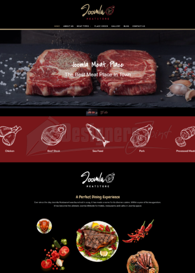 Joomla 5 Meat Store or Butchery Website