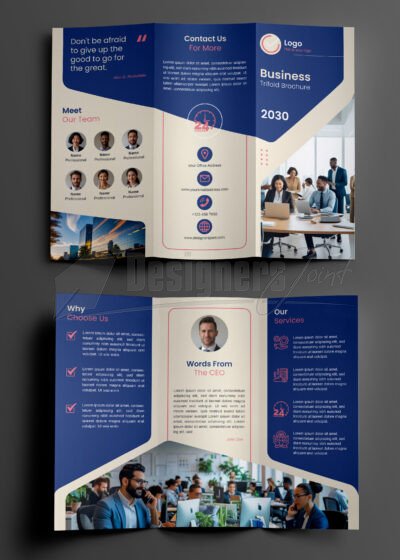 Corporate Trifold Brochure Template