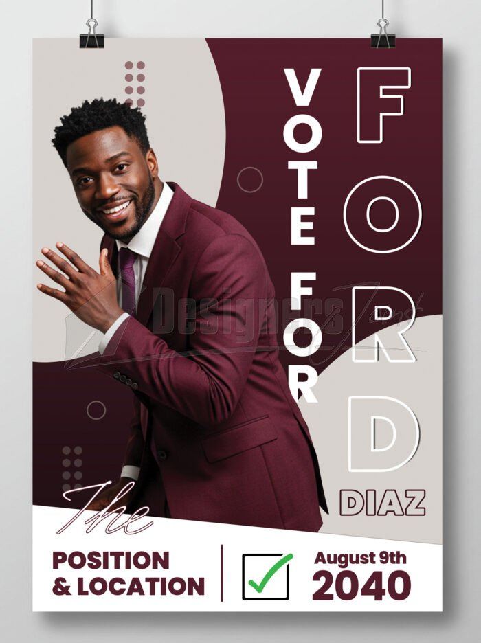 Campaign Poster PSD Template