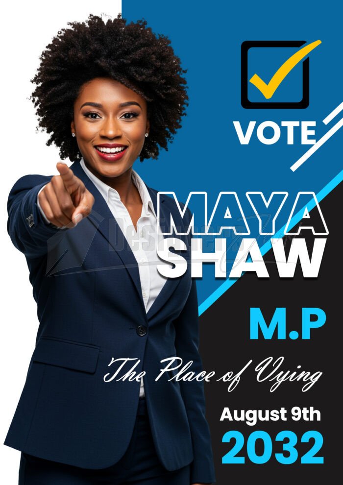 Campaign Poster Photoshop Template