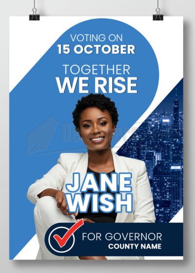 Governorship Campaign Poster PSD Template