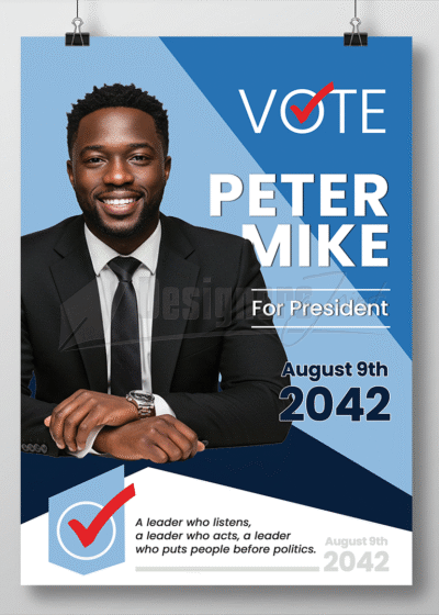 Presidential Candidate Campaign Poster