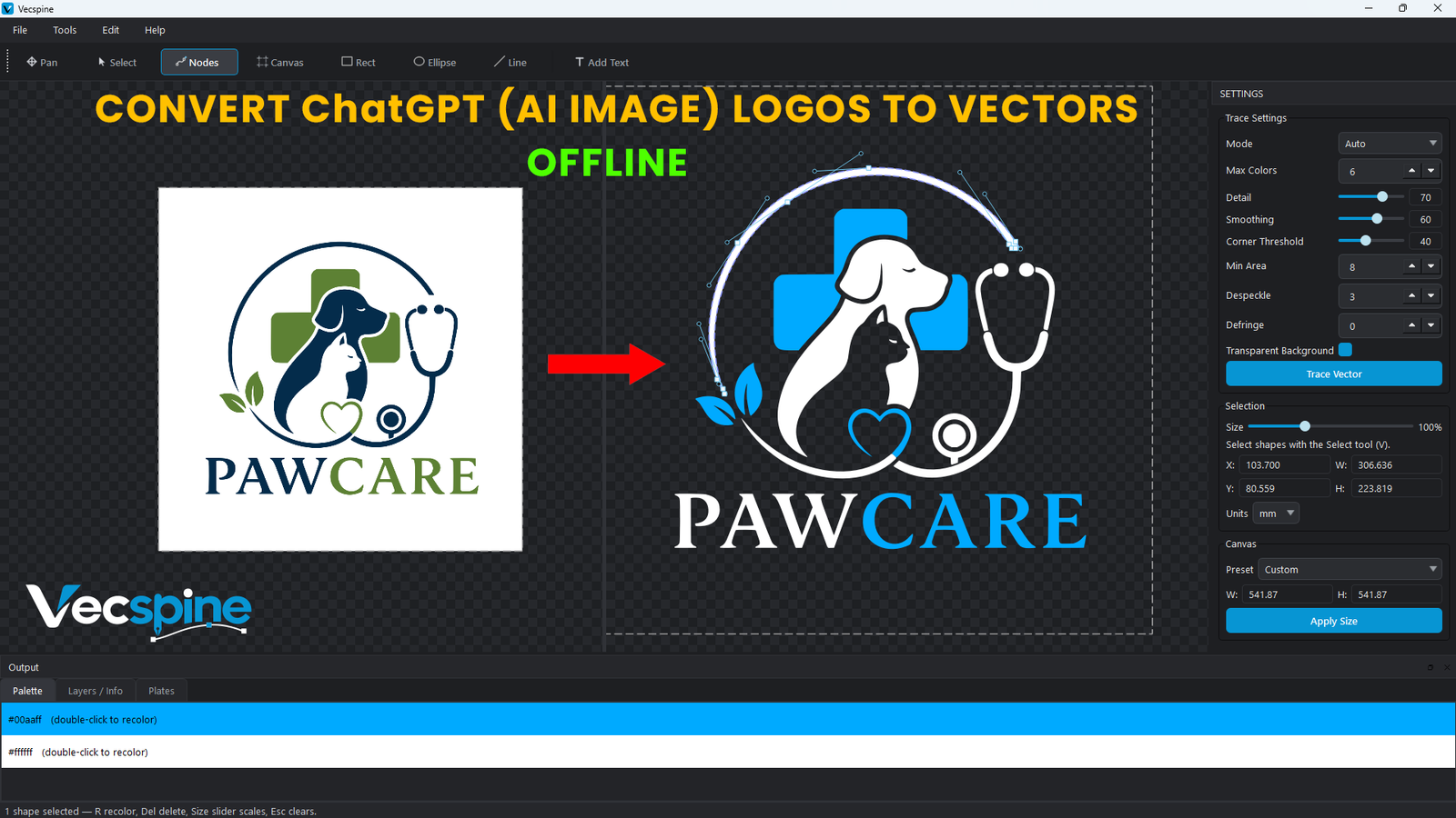 Convert Image Logo to Vector