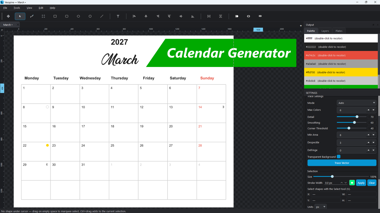 calendar generator