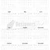2027 12 Month Planner Calendar Week Starts on Monday