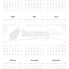 2027 Classic 12-Month Calendar Template (SVG & VSP) | Dark & Light Themes