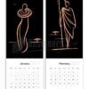 2027 African Elegance Calendar Template – SVG & EPS